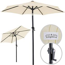 Foto van Kingsleeve- parasol met slinger en kantelfunctie, beige
