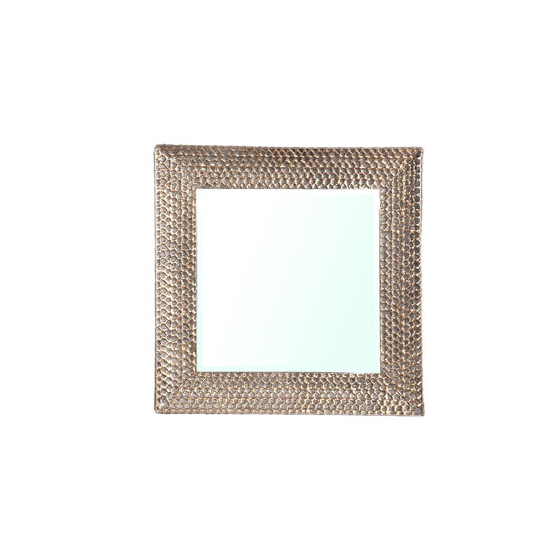 Foto van Ptmd marrin gold thick iron mirror with scales pattern