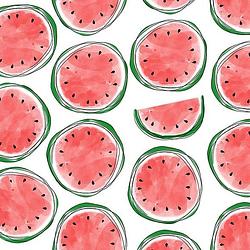 Foto van 40x servetten met fruit meloenen 33 cm - feestservetten