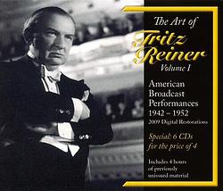 Foto van The art of fritz reiner volume 1 - cd (5425008376776)