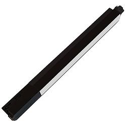 Foto van Led railverlichting - balk - 20w 1 fase - helder/koud wit 6000k - mat zwart aluminium - 40cm - osram leds