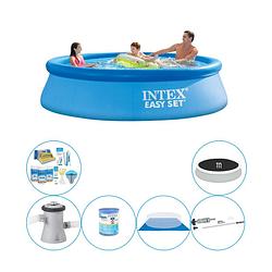 Foto van Deluxe zwembad pakket - intex easy set rond 305x76 cm