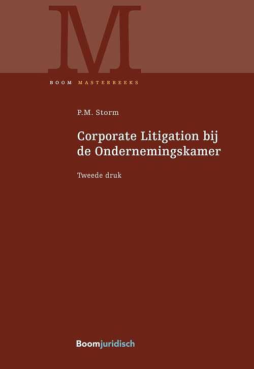 Foto van Corporate litigation bij de ondernemingskamer - p.m. storm - ebook (9789462745780)