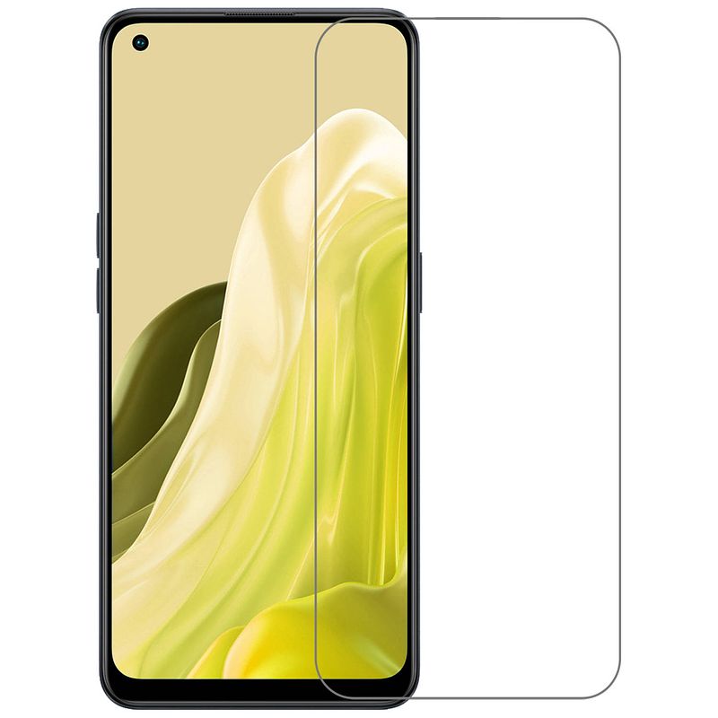 Foto van Basey oppo reno7 screenprotector tempered glass - oppo reno7 beschermglas screen protector glas