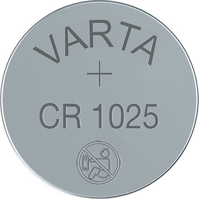 Foto van Cr1025 knoopcel lithium 3 v 25 mah varta lithium coin cr1025 bli 1 1 stuk(s)