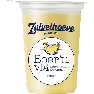 Foto van Zuivelhoeve boer'sn vla® vanille 450g bij jumbo