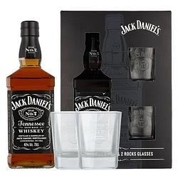 Foto van Jack daniel'ss + 2 glazen 2023 edition 0.7 liter whisky