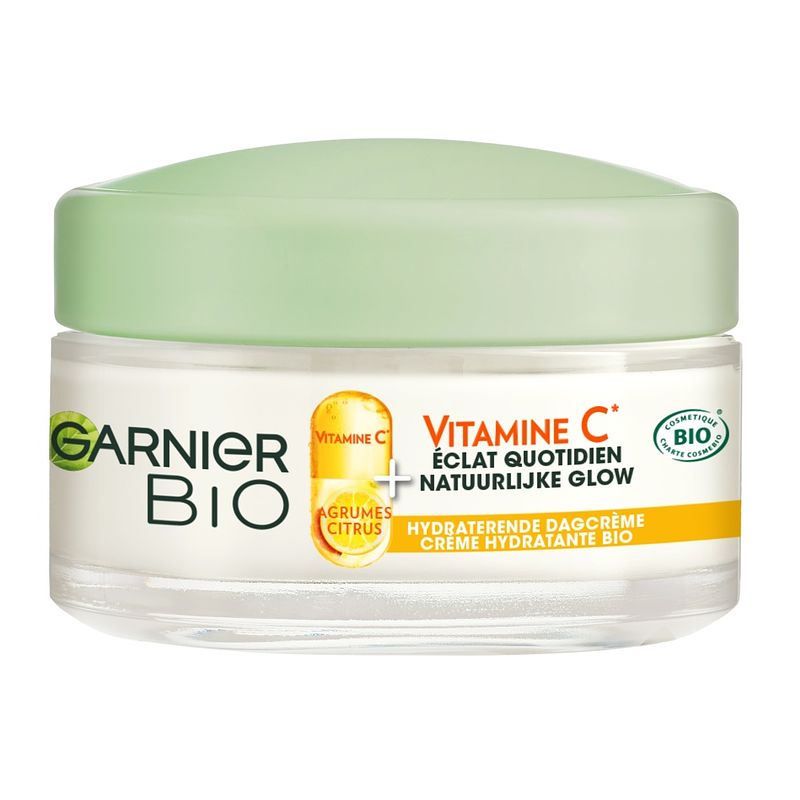 Foto van Garnier bio hydraterende dagcreme vitamine c