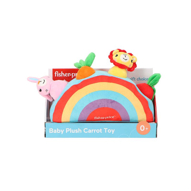 Foto van Fisher-price pluchen regenboog vormenstoof