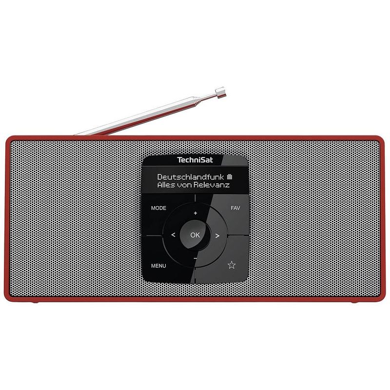 Foto van Technisat digitradio 2 s dab radio rood