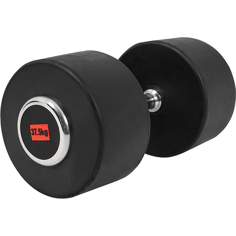 Foto van Gorilla sports dumbell - 37,5 kg - gietijzer (rubber coating)