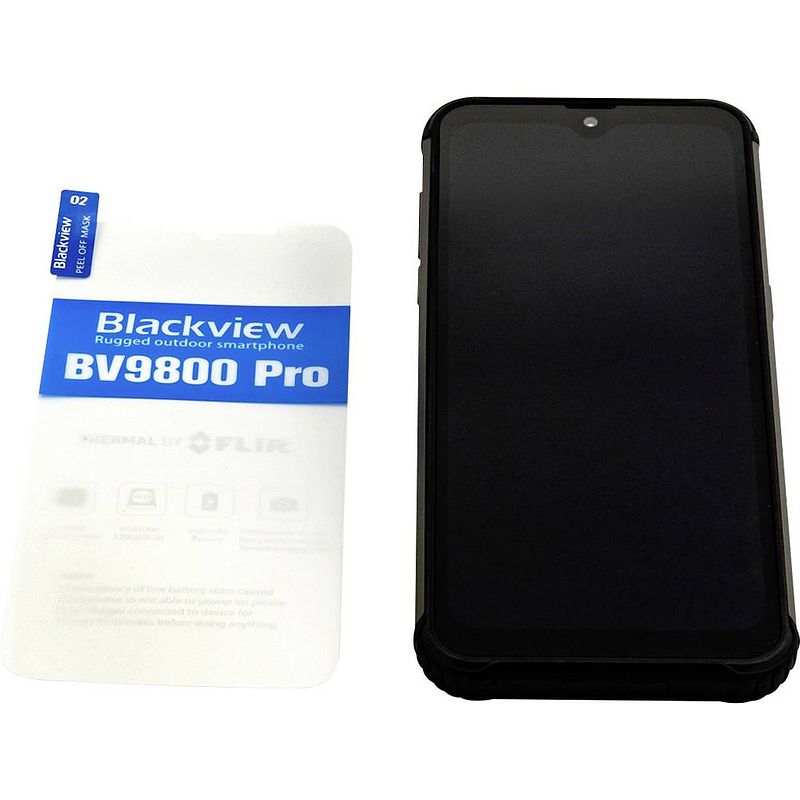 Foto van Blackview bv9800pro lte outdoor smartphone 128 gb 16 cm (6.3 inch) zwart android 9.0 dual-sim