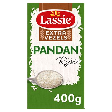 Foto van Lassie pandanrijst extra vezels 400g bij jumbo