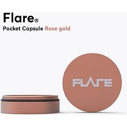 Foto van Flare audio pocket capsule rose gold - bewaar je calmers op een veilige plek