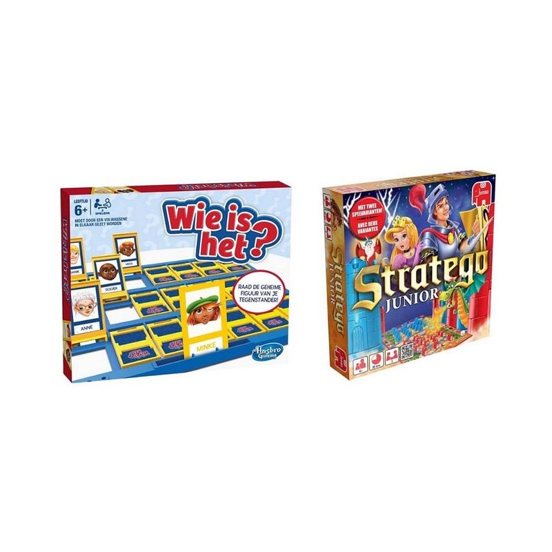 Foto van Spellenbundel - 2 stuks - wie is het? & stratego junior