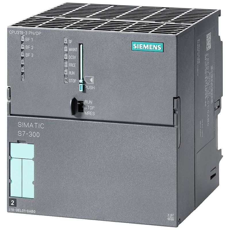 Foto van Siemens 6es7318-3el01-0ab0 6es73183el010ab0 centrale plc-module