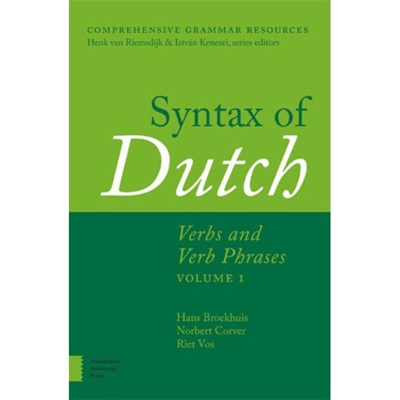 Foto van Syntax of dutch / verbs and verb phrases. volume 1