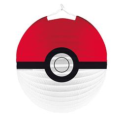 Foto van Amscan lampion pokémon junior 25 cm rood/wit/zwart