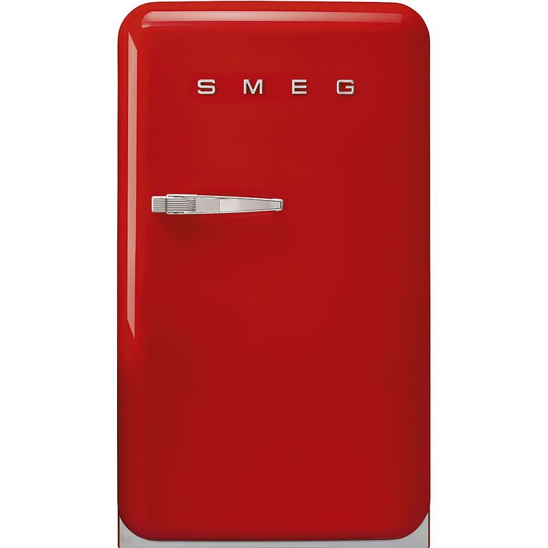 Foto van Smeg fab10rrd5 koelkast zonder vriesvak rood