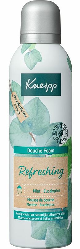 Foto van Kneipp douche foam mint eucalyptus