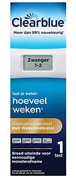 Foto van Clearblue digitale zwangerschapstest met wekenindicator