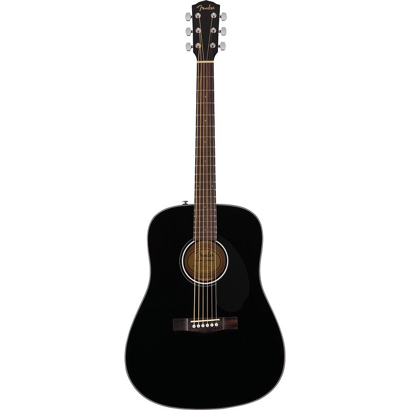 Foto van Fender classic design cd-60s black akoestische westerngitaar