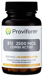 Foto van Proviform vitamine b12 2500 mcg combi zuigtabletten