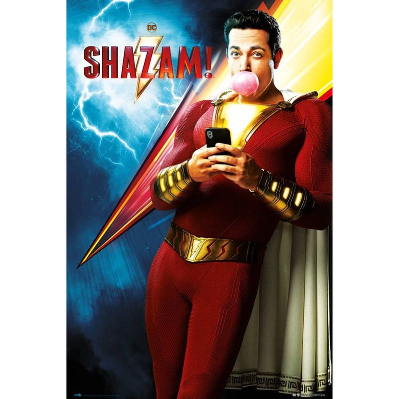 Foto van Grupo erik dc comics shazam one sheet poster 61x91,5cm