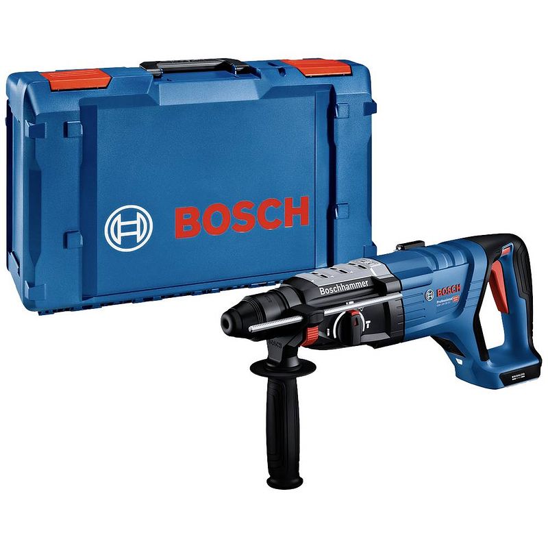 Foto van Bosch professional gbh 18v-28 dc sds-plus-accu-boorhamer 18 v li-ion brushless, zonder accu, incl. koffer