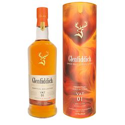 Foto van Glenfiddich perpetual collection vat 1 1ltr whisky + giftbox