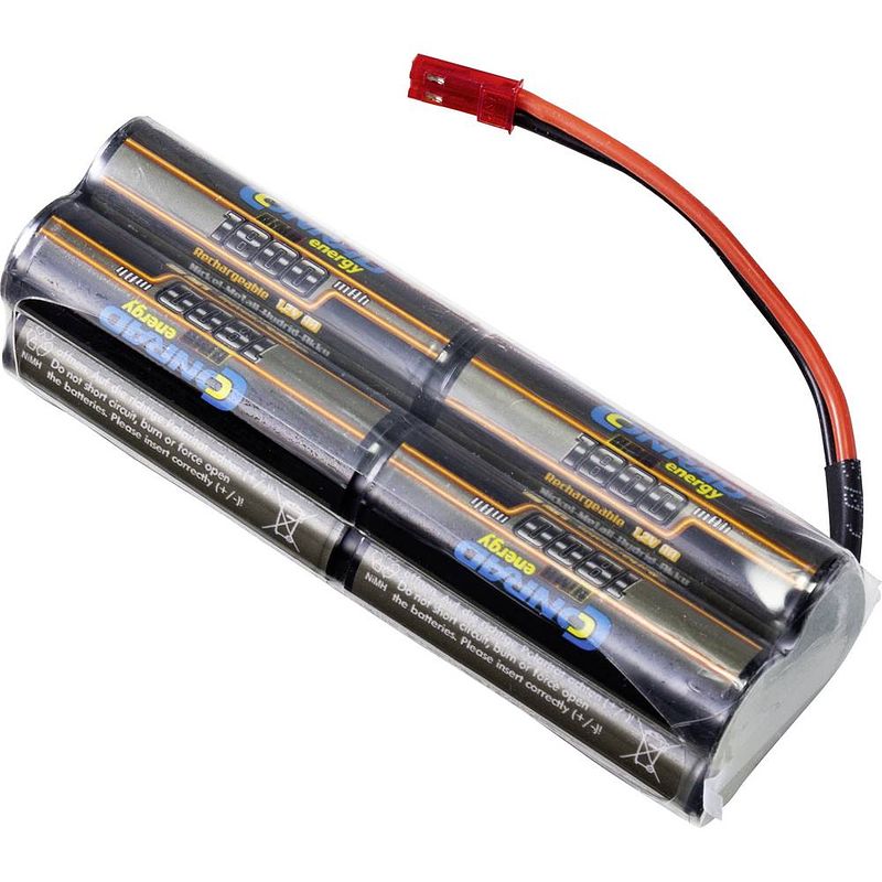 Foto van Conrad energy nimh zenderaccu 9.6 v 1800 mah block bec