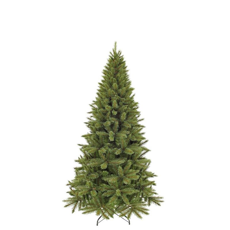 Foto van Triumph tree - forest frosted pine kunstkerstboom groen slim d102 h185 cm