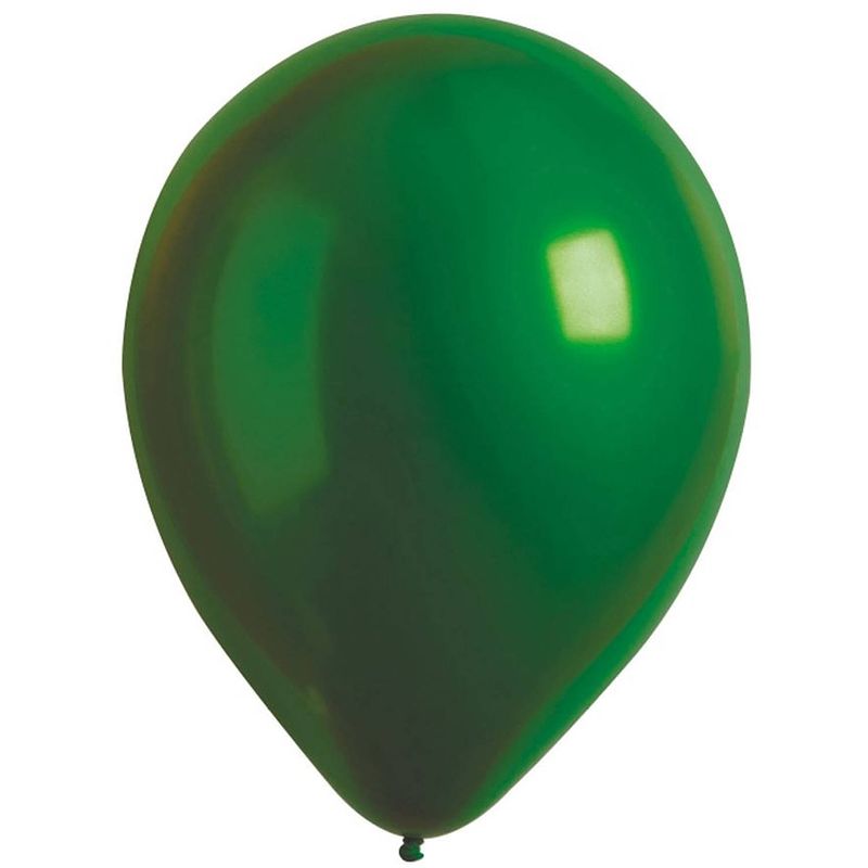 Foto van Amscan ballonnen 27,5 cm latex donkergroen 50 stuks