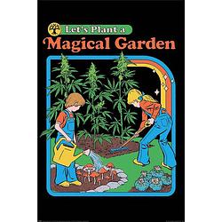 Foto van Pyramid steven rhodes let's plant a magical garden poster 61x91,5cm