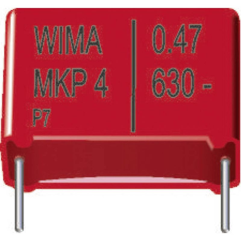 Foto van Wima mkp4j024702f00kssd 1 stuk(s) mkp-foliecondensator radiaal bedraad 0.047 µf 630 v/dc 20 % 7.5 mm (l x b x h) 10.3 x 5.7 x 12.5 mm