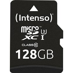 Foto van Intenso professional microsdxc-kaart 128 gb class 10, uhs-i incl. sd-adapter