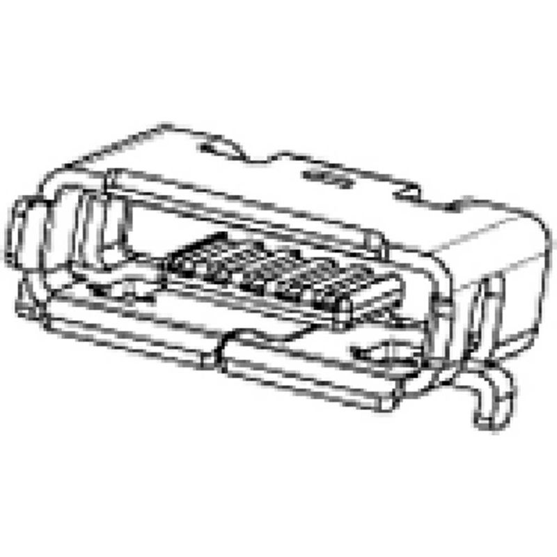 Foto van Micro usb bus haaks 47590-0001 molex 375 stuk(s)