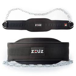 Foto van Zeuz® dip belt - dipping gordel & gewicht riem - fitness, crossfit & calisthenics - zwart