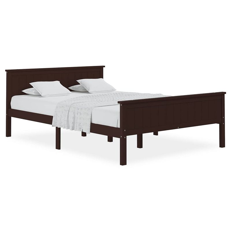 Foto van The living store bedframe - praktisch - bed - 208 x 148 x 77 cm - ken- hoogwaardig materiaal