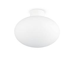 Foto van Ideal lux - clio - plafondlamp - aluminium - e27 - wit