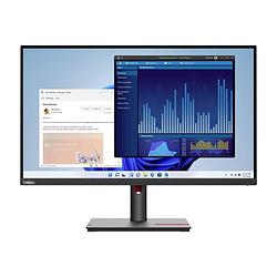 Foto van Lenovo thinkvision t27p-30 led-monitor 68.6 cm (27 inch) energielabel f (a - g) 3840 x 2160 pixel uhd 4 ms displayport, audio-line-out, hdmi, usb-c® ips led