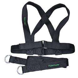 Foto van Tunturi trekharnas x-shape pull harness for sled zwart