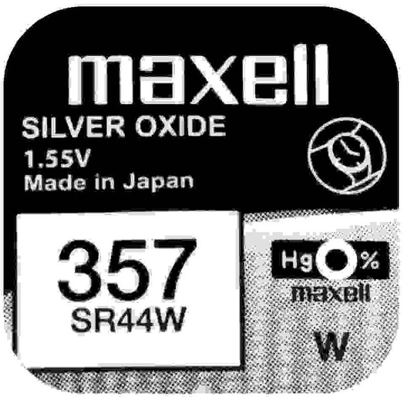 Foto van Maxell silver oxide 357 blister 1