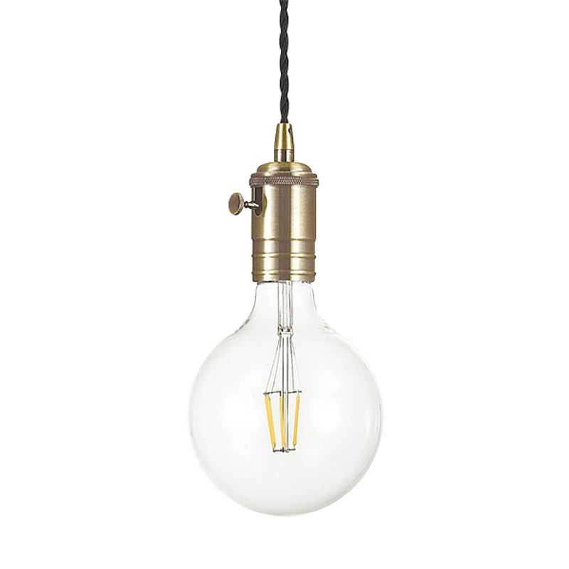 Foto van Ideal lux - doc - hanglamp - metaal - e27 - zwart