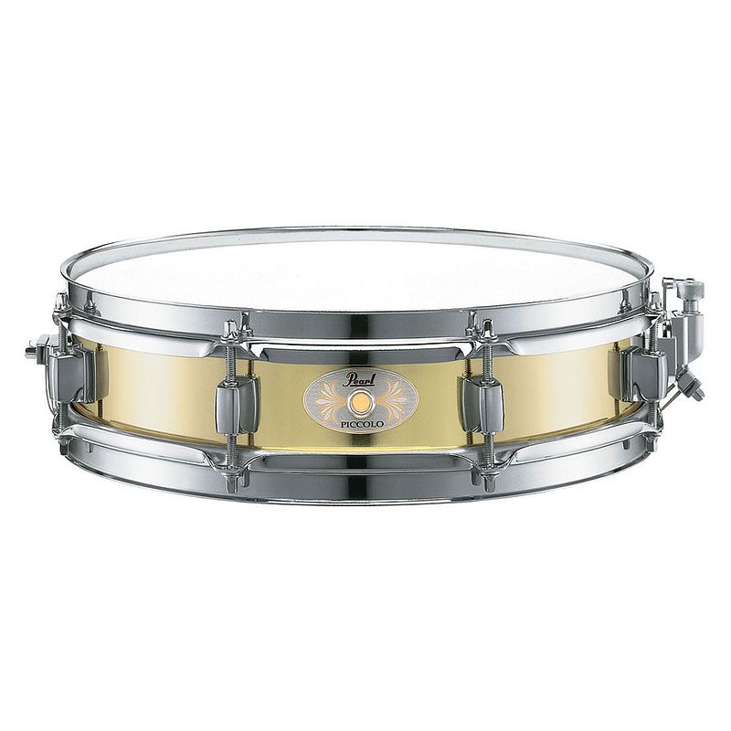 Foto van Pearl b1330 brass piccolo snare drum 13x3