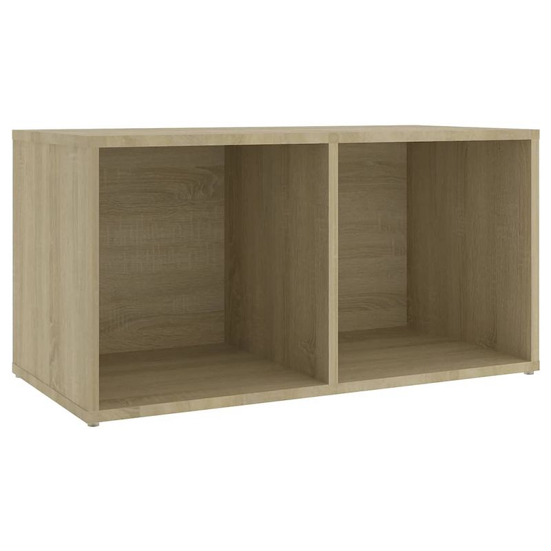 Foto van The living store televisiekast - sonoma eiken - 72 x 35 x 36.5 cm - 2 vakken