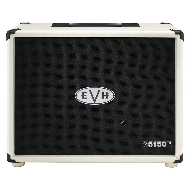 Foto van Evh 5150iii 1x12 straight cabinet ivory