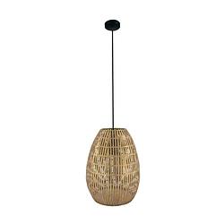 Foto van Dknc - hanglamp metaal - 21.5x21.5x28.5cm - goud