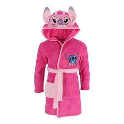 Foto van Lilo & stitch badjas roze maat 122-128