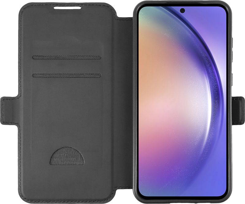 Foto van Bluebuilt samsung galaxy a55 book case zwart